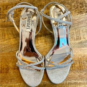 Badgley Mischka Ultima Block Bridal Heel